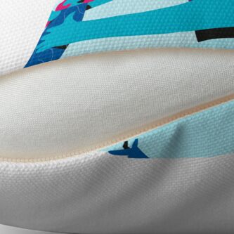 Alternate view of Nofair.mn Throw Pillow