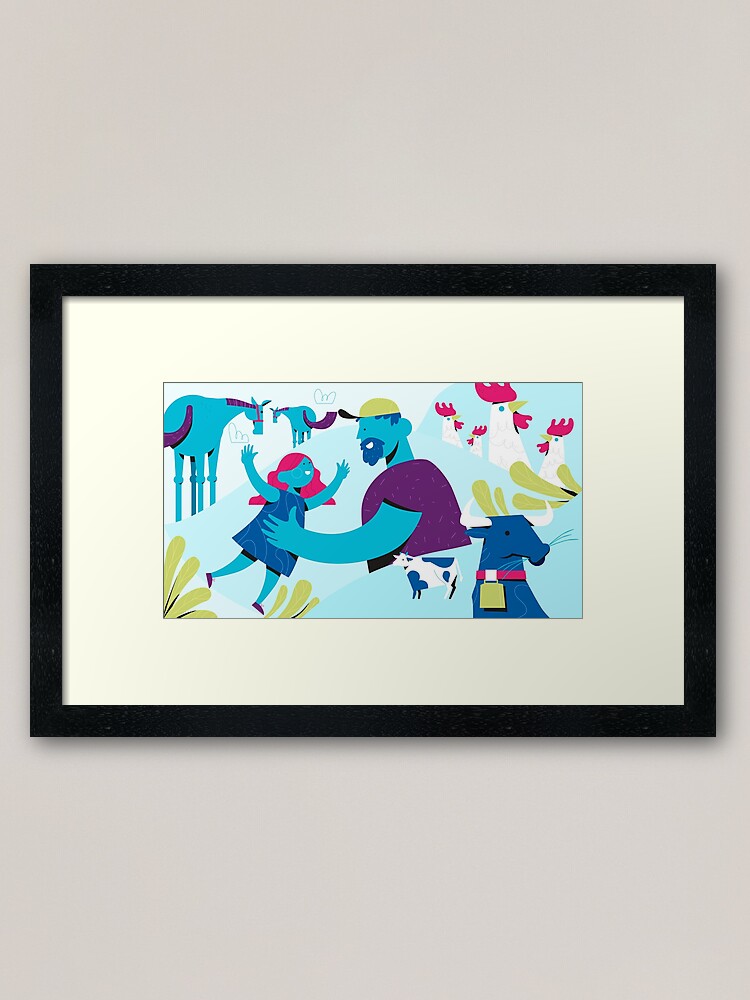 Alternate view of Nofair.mn Framed Art Print