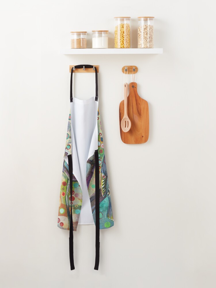 Alternate view of Bohemian Waxwing Painting - 2015 Apron