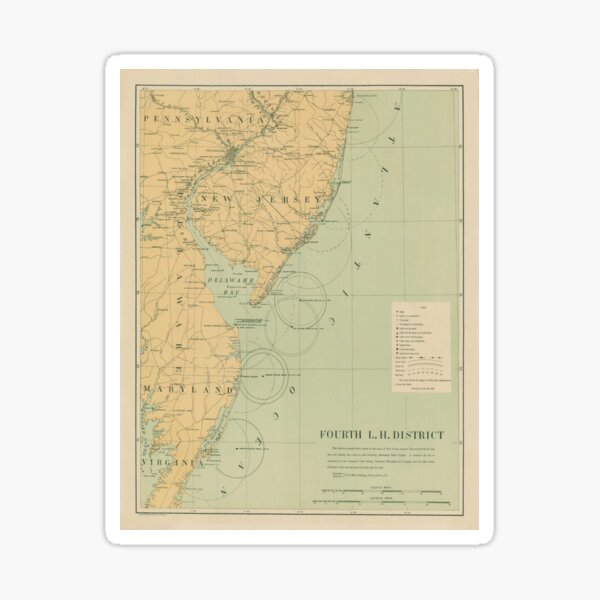 new jersey lighthouses map