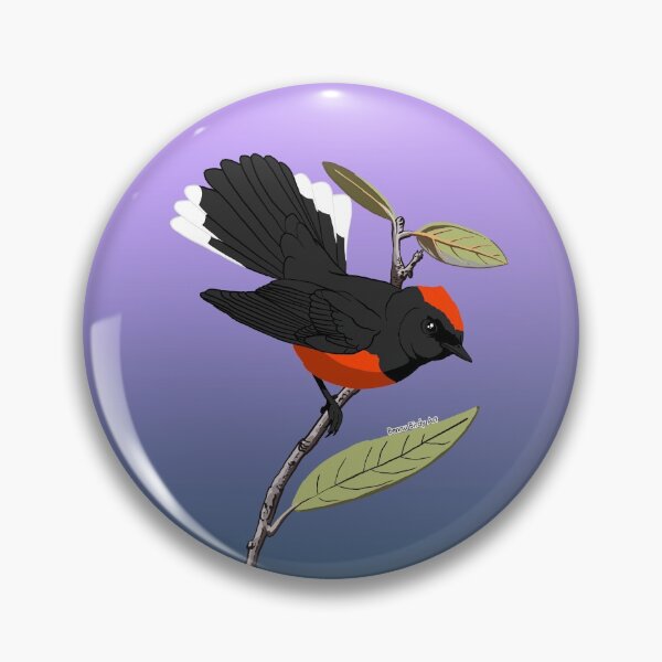Item preview, Slate-Throated Redstart designed and sold by BennuBirdy.