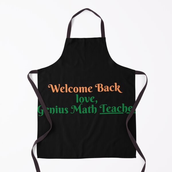 Item preview, Genius Math Teacher Sayings designed and sold by Susan Pfrender.