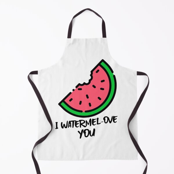 Item preview, Cool watermelon slice with funny love quote "I watermelove you" - Watermelon slice designed and sold by TamGustam.
