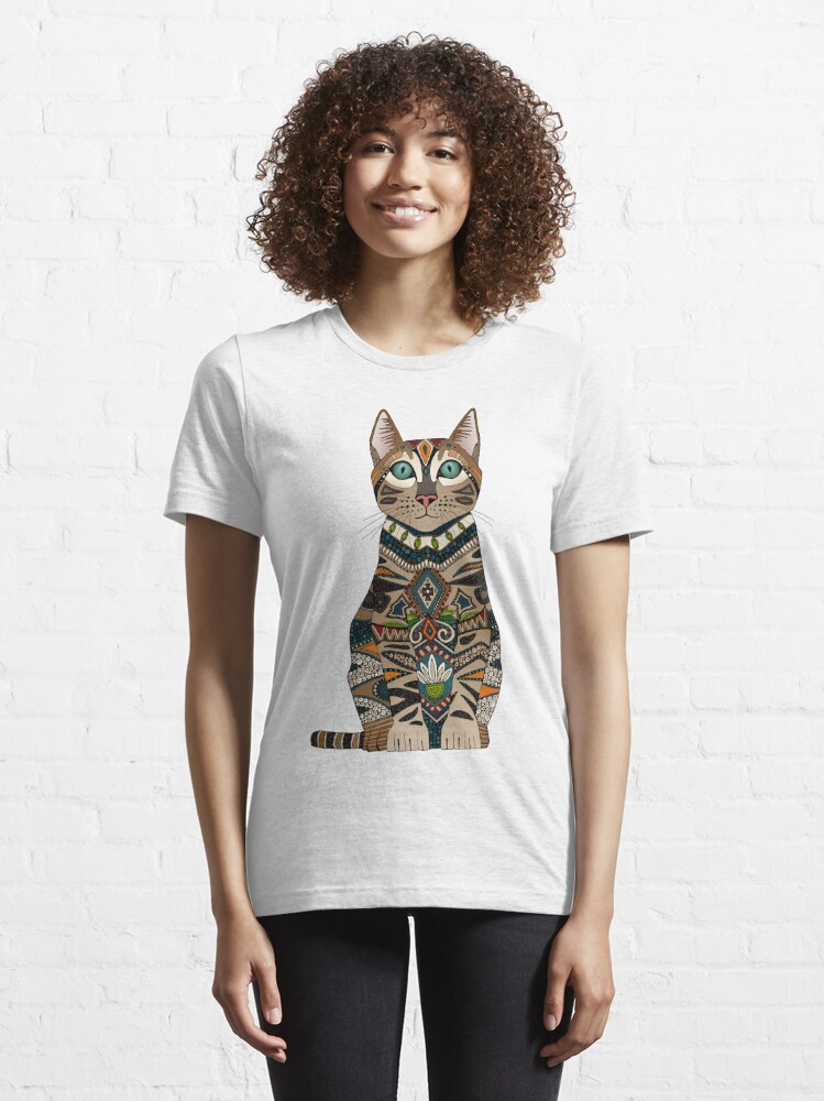 Coffee and Bengals Cute Cat Long Sleeve T-Shirt