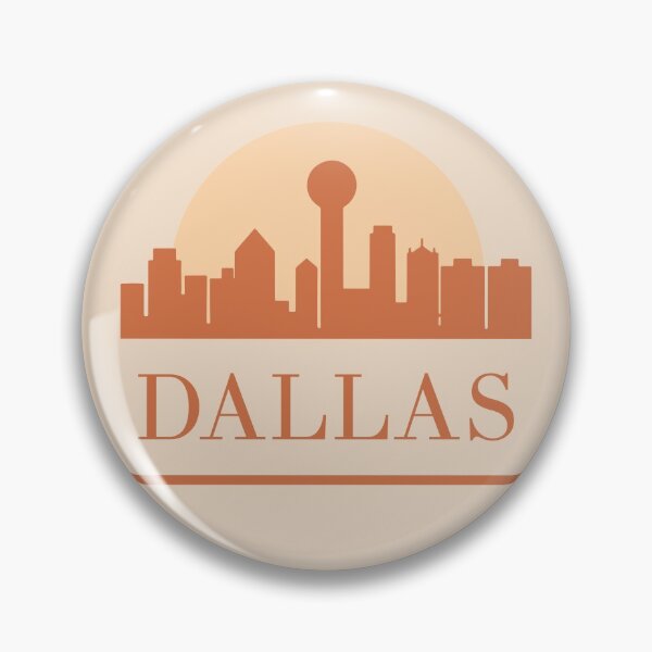 Artikelvorschau, DALLAS TEXAS CITY SUN SKYLINE EARTH TONES entworfen und verkauft von deificusArt.