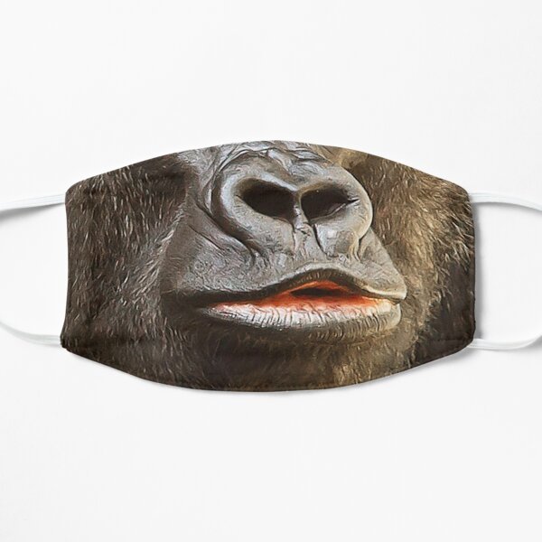 Gorilla Maske! Flache Maske