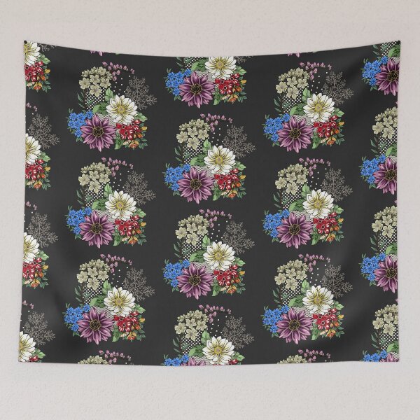 Item preview, floral paisley and checks design designed and sold by vidyaroul.
