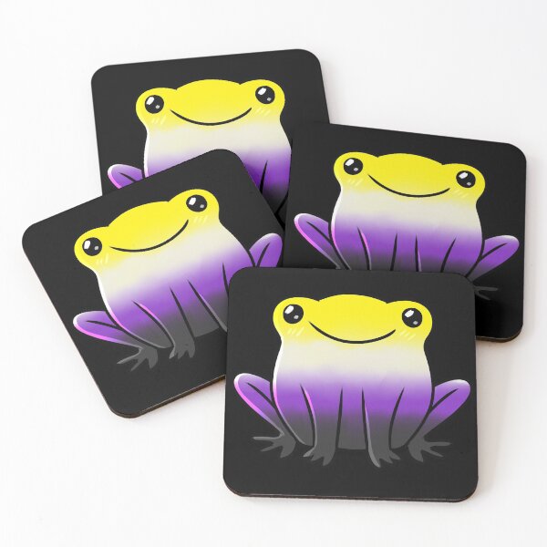 Item preview, LGBT Nonbinary Frog designed and sold by ObtuseSprite.