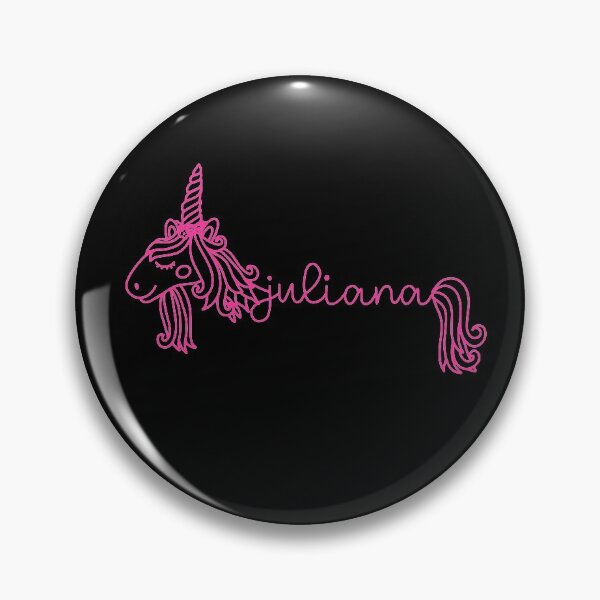 Item preview, Juliana Pink Unicorn Personalized Girl Name designed and sold by JaneApril.