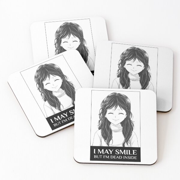 Item preview, I May Smile But I'm Dead Inside designed and sold by CeasarBratz.