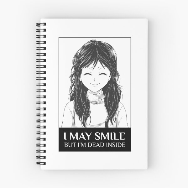 Item preview, I May Smile But I'm Dead Inside designed and sold by CeasarBratz.