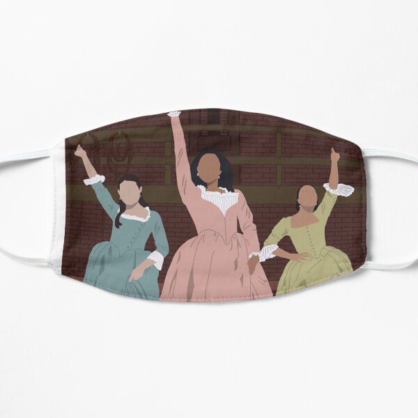 Schuyler sisters, Hamilton artwork. Mask