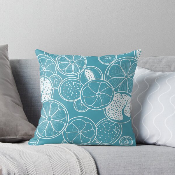 Item preview, Summer Fruit Pattern in Blue designed and sold by JnetLively.