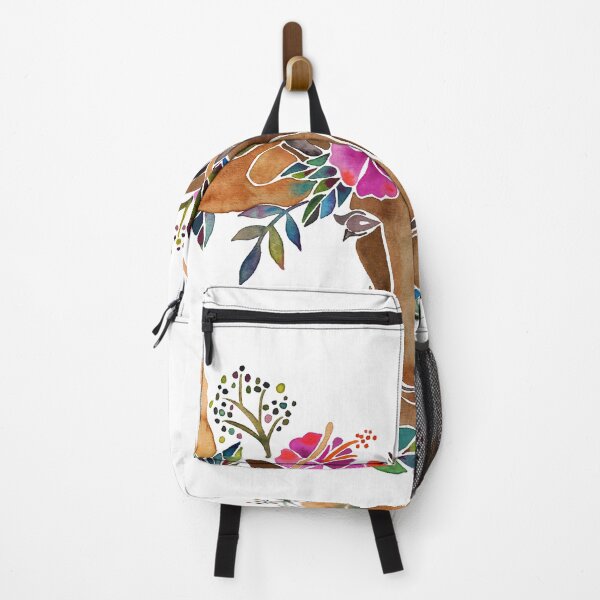Item preview, Floral Moose – Magenta designed and sold by Cat Coquillette.