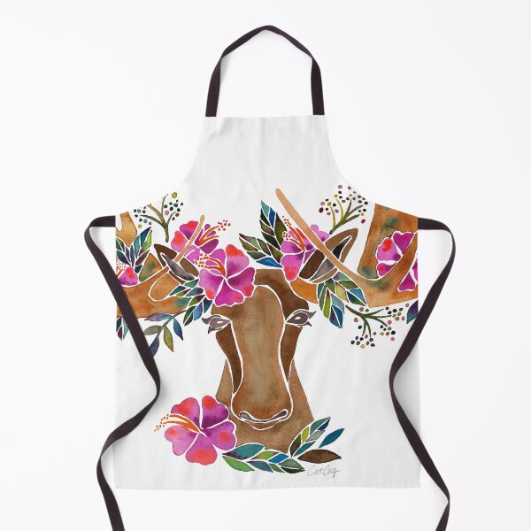 Item preview, Floral Moose – Magenta designed and sold by Cat Coquillette.