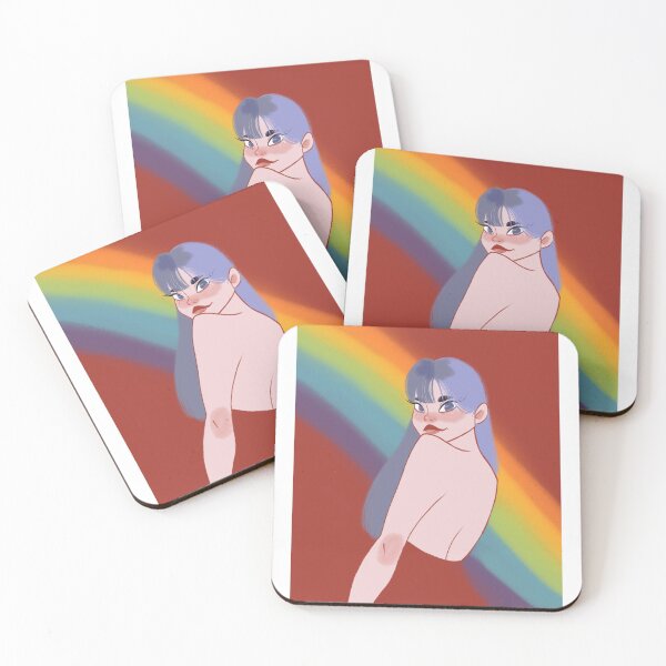 Item preview, Girl with Rainbow designed and sold by alisonrogersart.