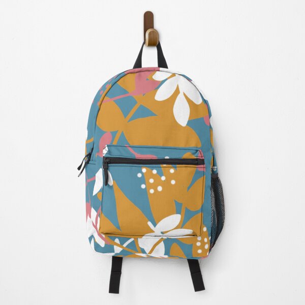 Item preview, Floral Foliage Print Blue designed and sold by JnetLively.