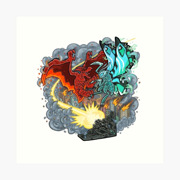 Clash of the Titans Art Print