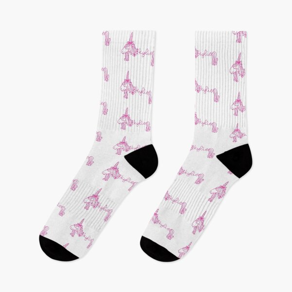 Item preview, Kylie Pink Unicorn Personalized Girl Name designed and sold by JaneApril.