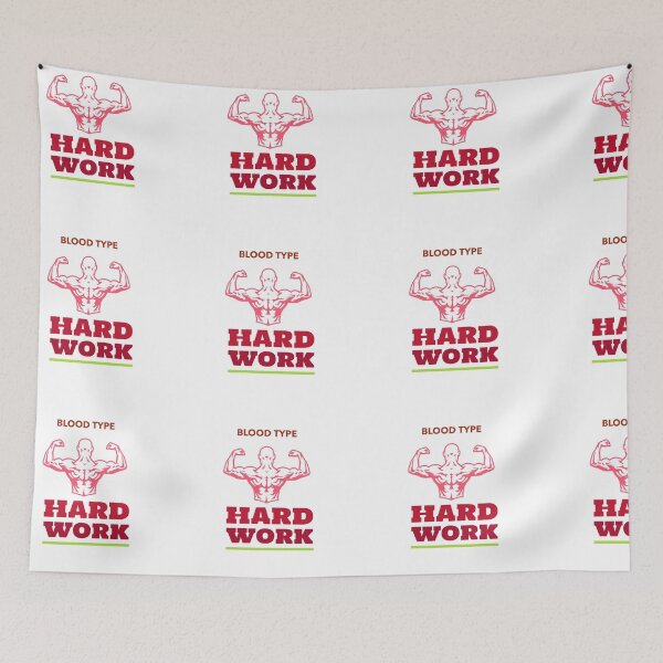 Item preview, BLOOD TYPE: Hard work  designed and sold by Got-Ya-Bak.