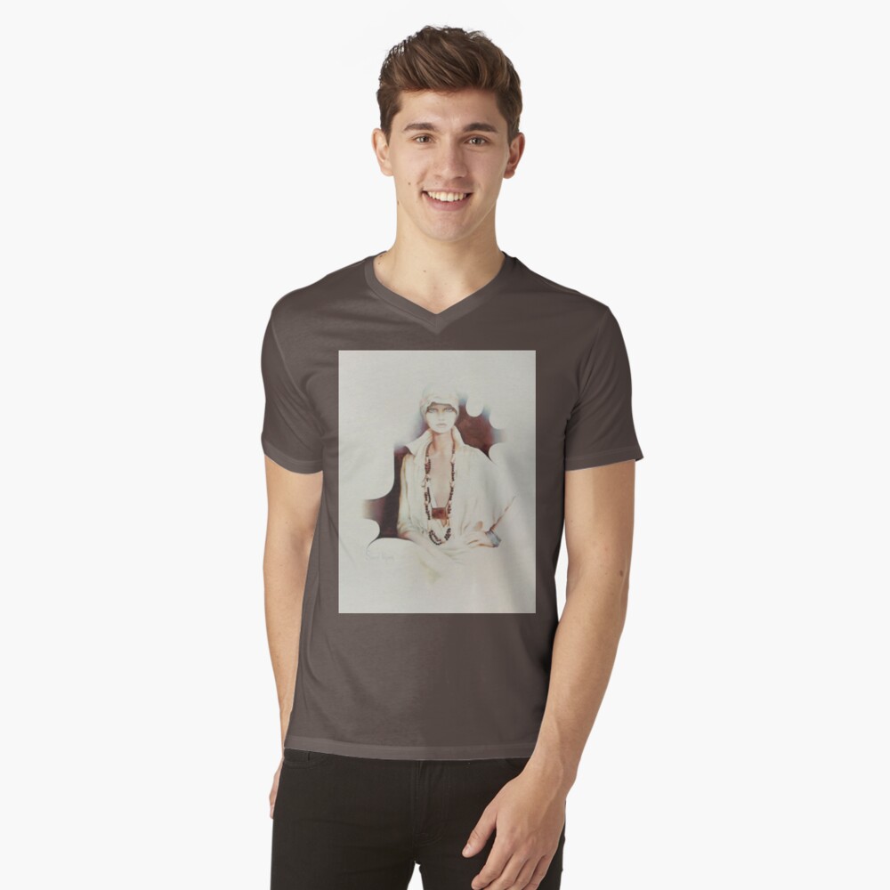 Item preview, V-Neck T-Shirt designed and sold by sara-moon.