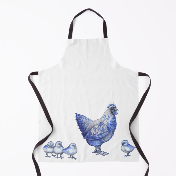 Item preview, Blue Willow Hen and Chicks designed and sold by redrevvy.