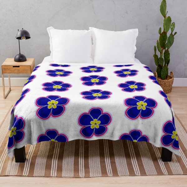 Item preview, Royal Blue Abstract Flower designed and sold by ArtsyAesthetic1.