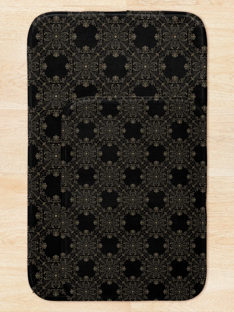 Thumbnail 5 of 6, Bath Mat, YA Fantasy Pattern - Gold Edition designed and sold by introvertedpeg.