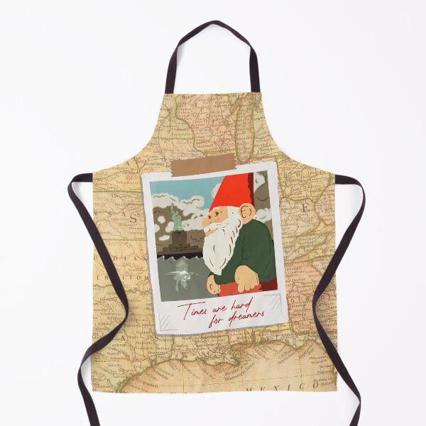 Item preview, Times Are Hard For Dreamers - Travelling Gnome Postcard designed and sold by ToruandMidori.