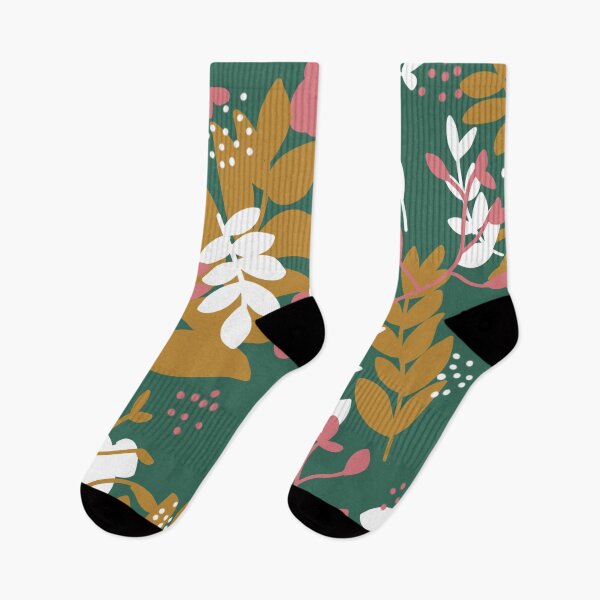 Item preview, Floral Foliage Print Green designed and sold by JnetLively.