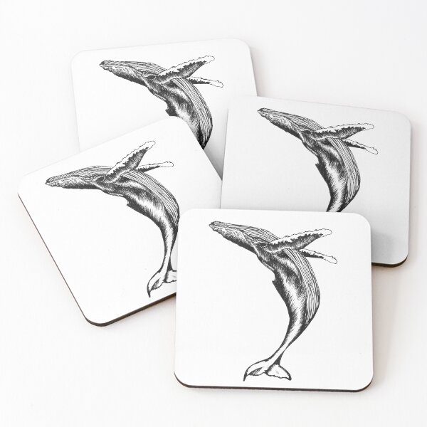 Item preview, Whale Breach Drawing designed and sold by Kwiggill.