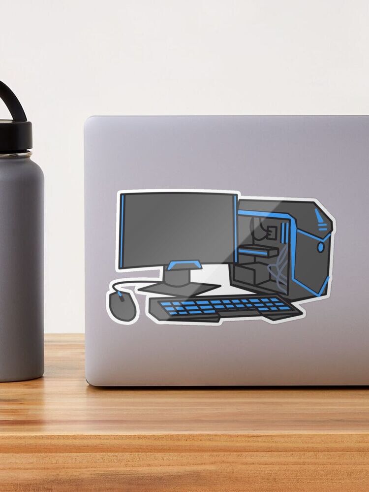 Computer sticker gaming stock image. Image of computer - 136843173