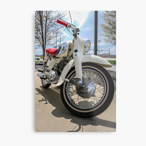 Motorcycle Vintage Honda Wall Art Redbubble