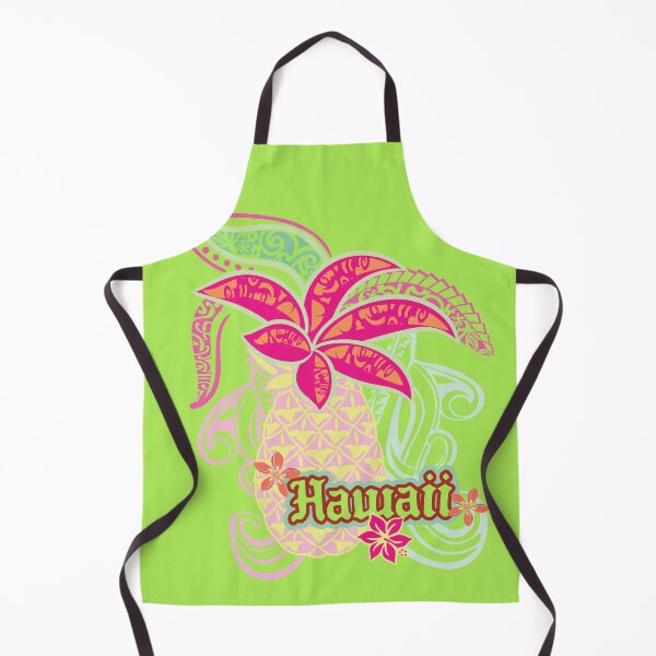 Item preview, Vintage Hawaiian Tribal Pineapple Collage designed and sold by sunnthreads.