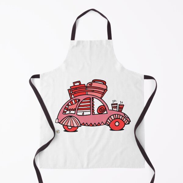 Item preview, cute pink red 2CV car vehicle cute travel design 01 designed and sold by mellowdays.