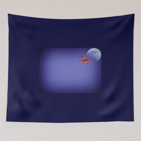 Item preview, Crop Dusting Under A Kansas Moon designed and sold by Vince Scaglione.