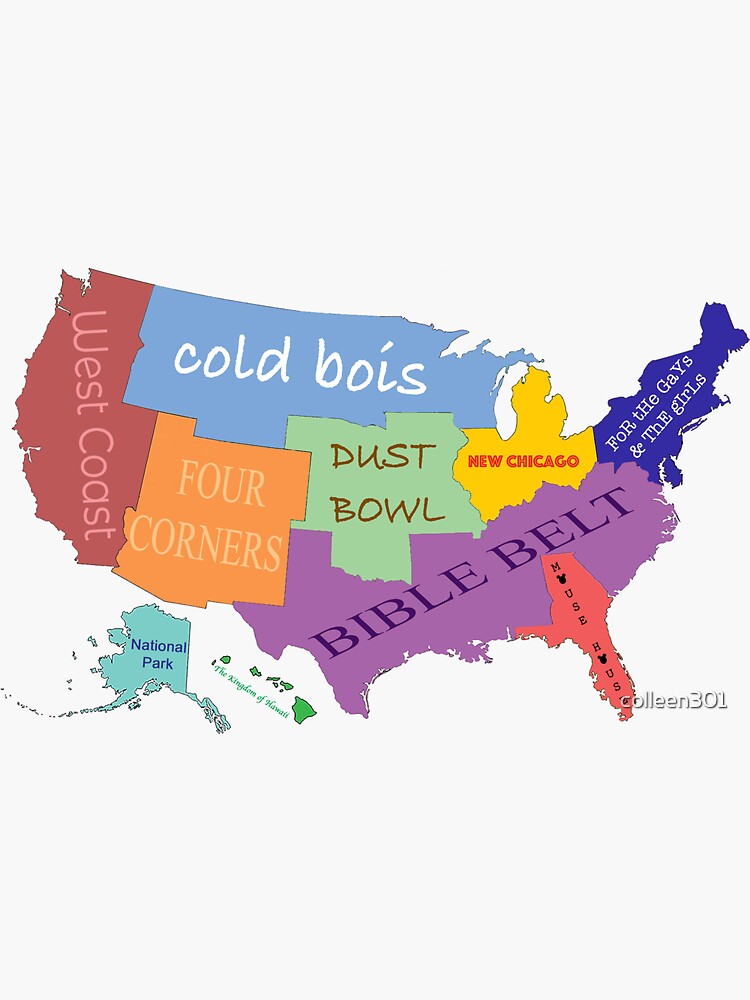 quot Tik Tok United States Map quot Sticker - Bg,f8f8f8 Flat,750x,075,f Pad,750x1000,f8f8f8