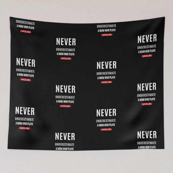 Item preview, Never Underestimate A Mom Who Plays Violin. designed and sold by Aminovak.