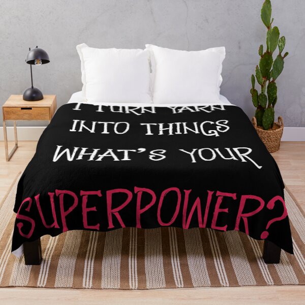 Item preview, Yarn Is My Superpower designed and sold by BeyondTheDeck.