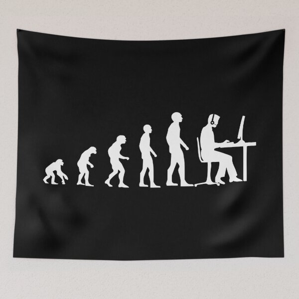 Item preview, Gaming evolution gamer gift idea designed and sold by Argentini.