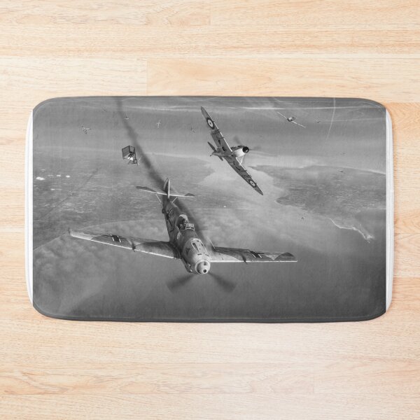 Item preview, Helmut Wick shot down over Poole Bay B&W version designed and sold by Flight Artworks.