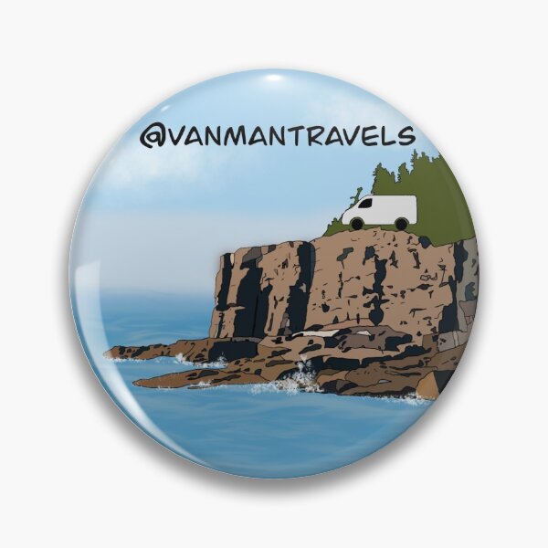 Acadia VanManTravels Pin