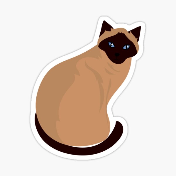 Siamese Cat Sticker