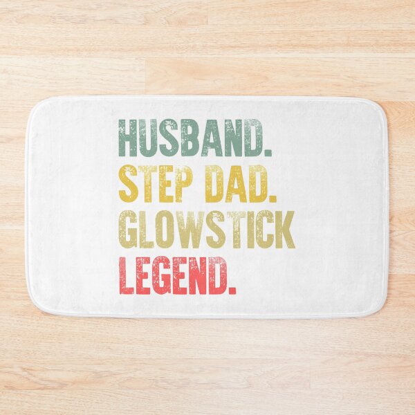 Item preview, Funny Men Vintage T Shirt Husband Step Dad Glowstick Legend designed and sold by Bendthetrend.