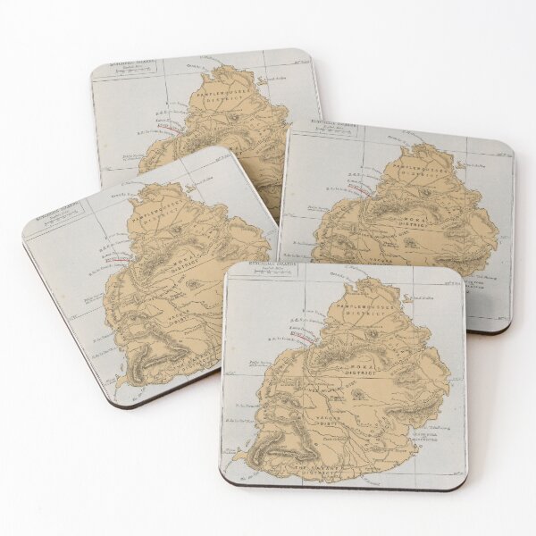 Item preview, Vintage Mauritius Map (1862) designed and sold by BravuraMedia.