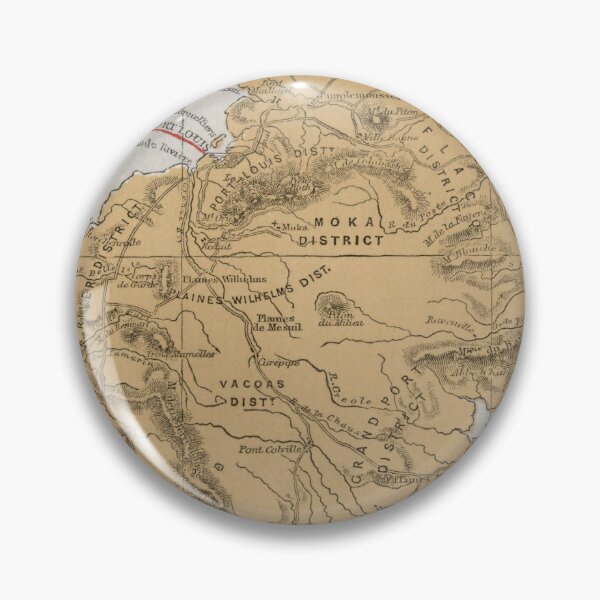 Item preview, Vintage Mauritius Map (1862) designed and sold by BravuraMedia.