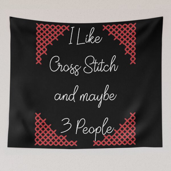 Item preview, Introvert Cross Stitcher designed and sold by BeyondTheDeck.