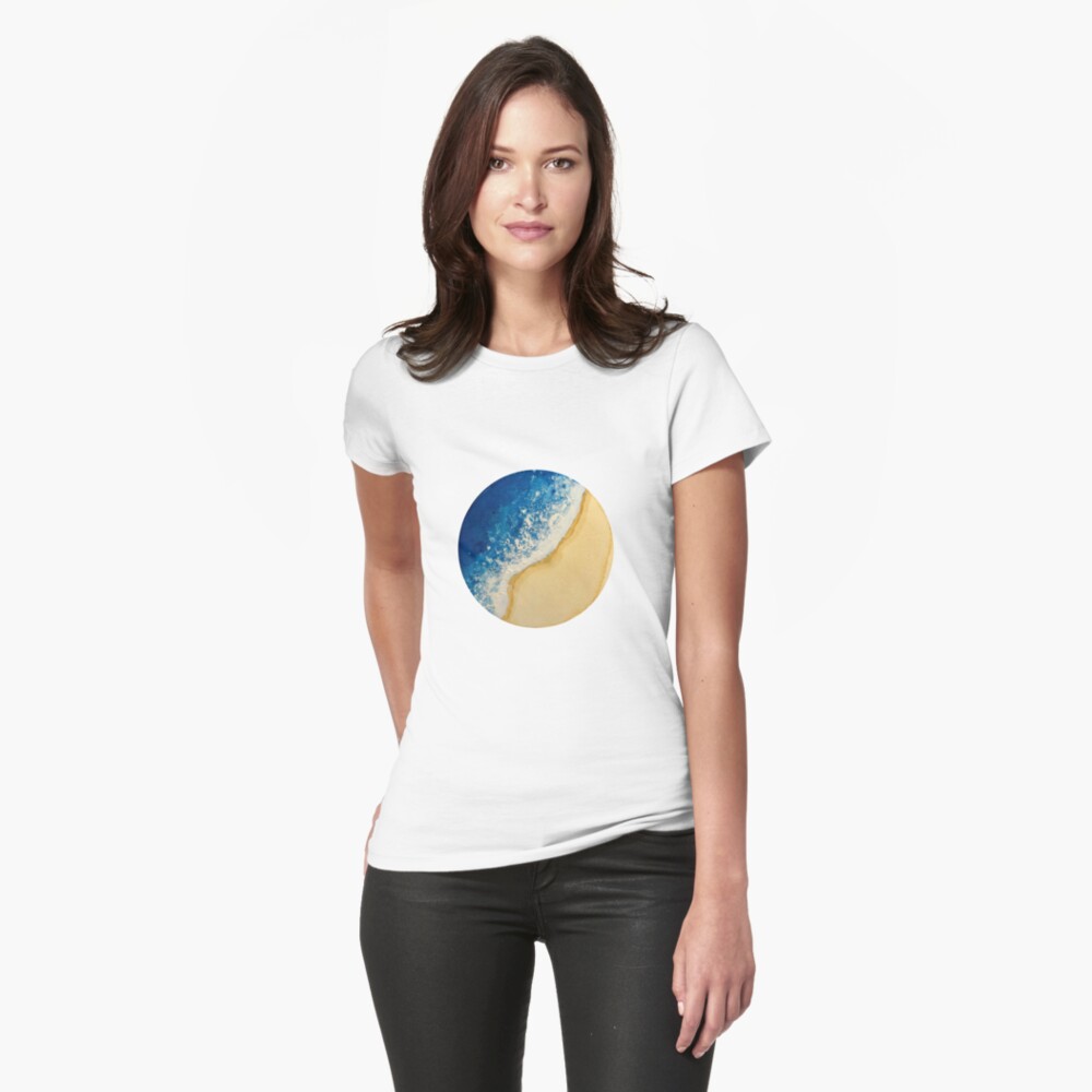 Item preview, Fitted T-Shirt designed and sold by athenabywistem.