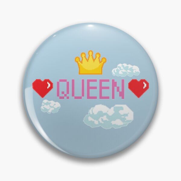 Item preview, Vaporwave Queen with Retro hearts and clouds  designed and sold by Gifafun.