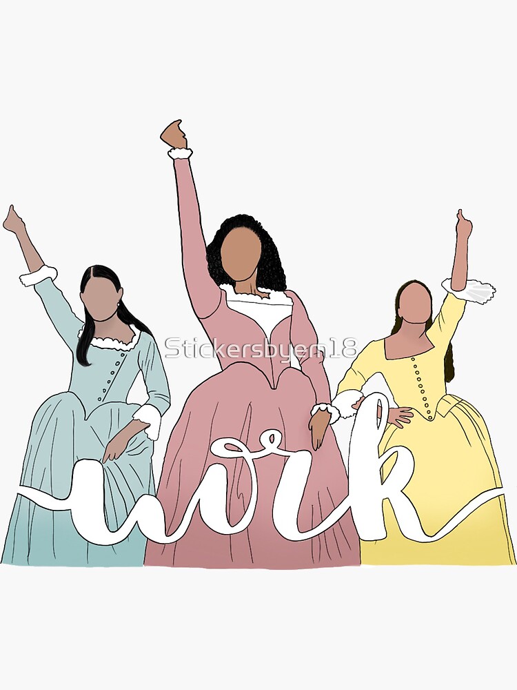 Schuyler Sisters by Stickersbyem18